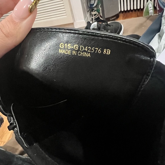 Cole Haan Salem Black Leather Triple Buckle Knee High Riding Boots - Picture 5 of 8